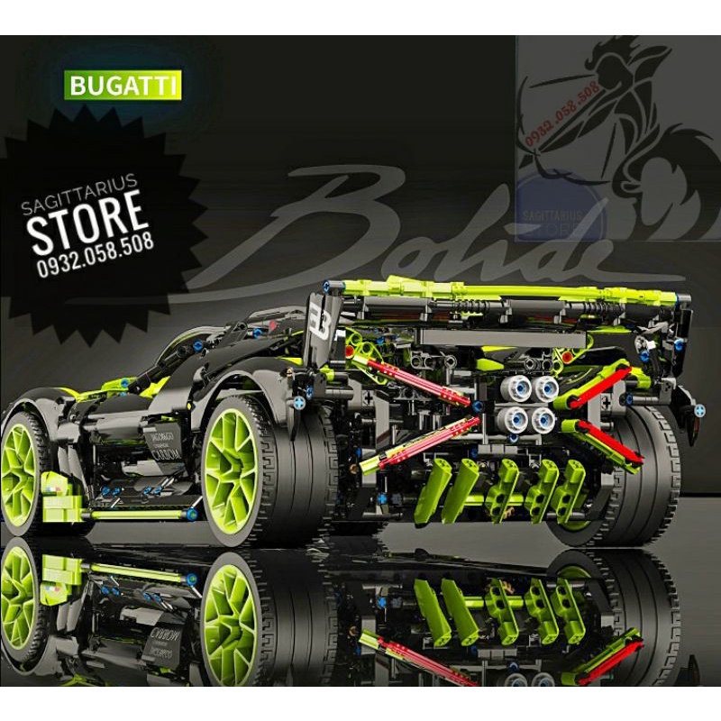 Lego Bloodie 10211 Lắp Ráp Siêu Xe Bugatti Bolide