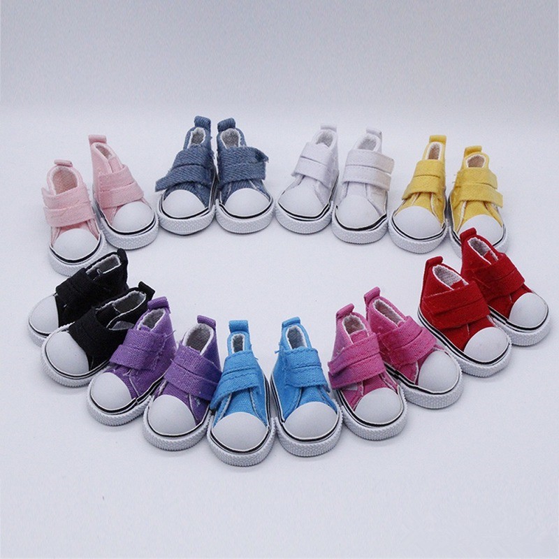 Giày Vải Canvas 5cm Tỉ Lệ 1 / 6 30cm Thời Trang Cho Búp Bê BJD