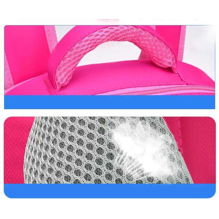 Cặp học sinh, balo tiểu học, trung học nhiều ngăn hình siêu nhân công chúa người nhện, chất liệu chống thấm nước