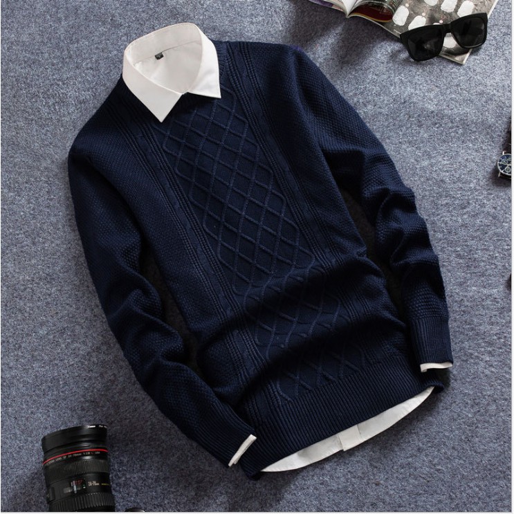 Áo Len Nam Vặn Thừng Cổ tròn Mẫu Mới 2019 | BigBuy360 - bigbuy360.vn