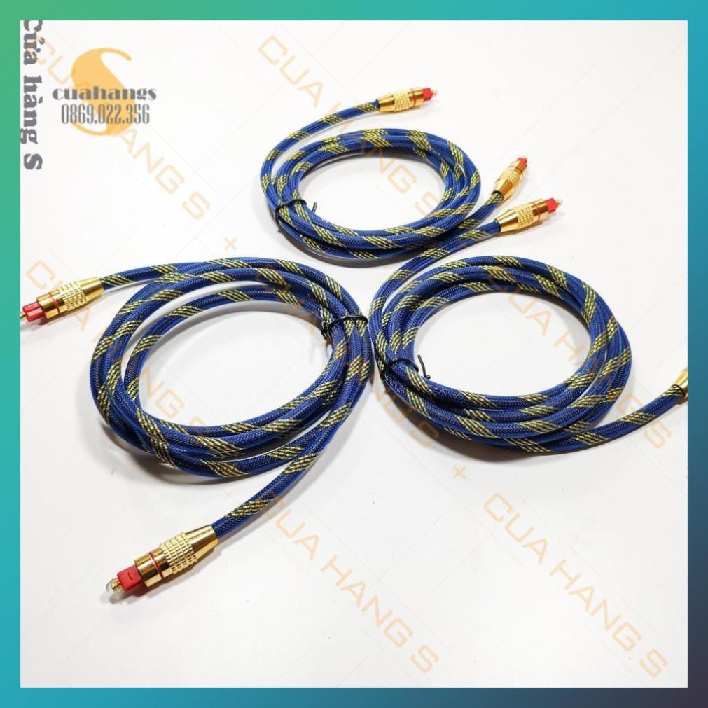 Dây cáp âm thanh Optical, dây quang bọc sợi chất lượng cao - Toslink nhiều màu