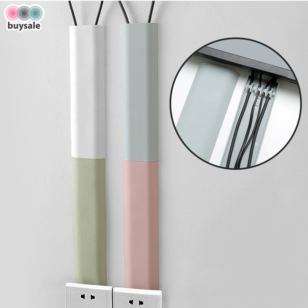 Thanh nẹp ốp tường luồn dây điện chống rối và chống gãy - buysale - BSPK133