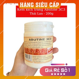 Kích trắng ❤️𝑭𝒓𝒆𝒆𝒔𝒉𝒊𝒑❤️ kem kích trắng da body abutin 3c3 thái lan - 200g