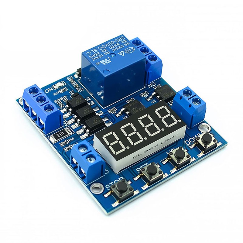 Mô Đun Rơ Le DC 6-30V 1 Kênh 5V Hẹn Giờ 999 Phút Cho Arduino