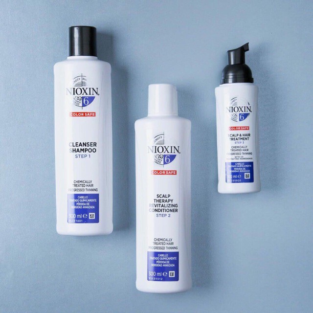 BỘ DẦU GỘI XÃ VÀ TINH DẦU NIOXIN CHỐNG RỤNG TÓC (HỆ THỐNG 6)