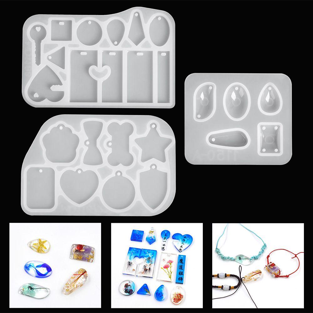 Khuôn Silicone Làm Mặt Dây Chuyền Bằng Epoxy UV