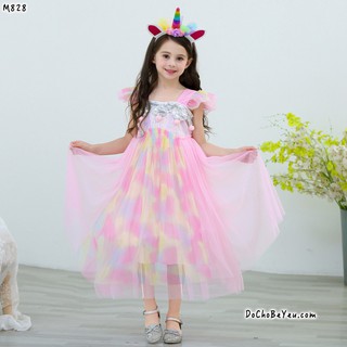 Đầm công chúa cho bé gái 2-10 tuổi