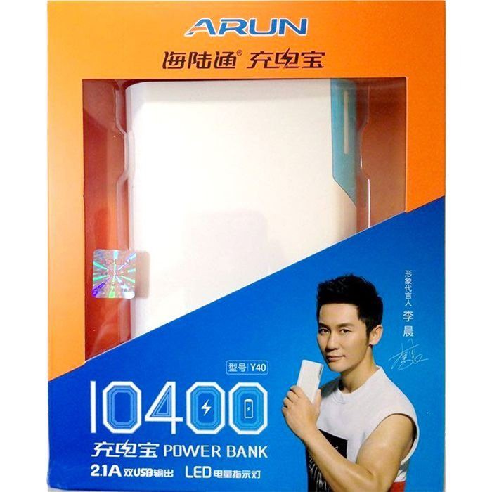 PIN SẠC DỰ PHÒNG ARUN 10400MAH CHÍNH HÃNG BẢO HÀNH 12 THÁNG