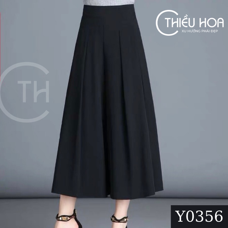 Chân váy đũi mềm mại cao cấp sang trong tôn dáng rất đẹp Thương hiệu Thiều Hoa VD1Y0356