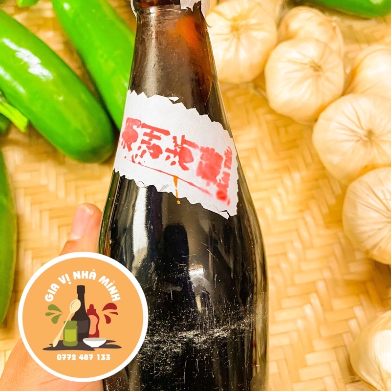 GIẤM TIỀU THUỶ TINH -GIẤM TIỀU NGƯỜI HOA TRUYỀN THỐNG  500ML