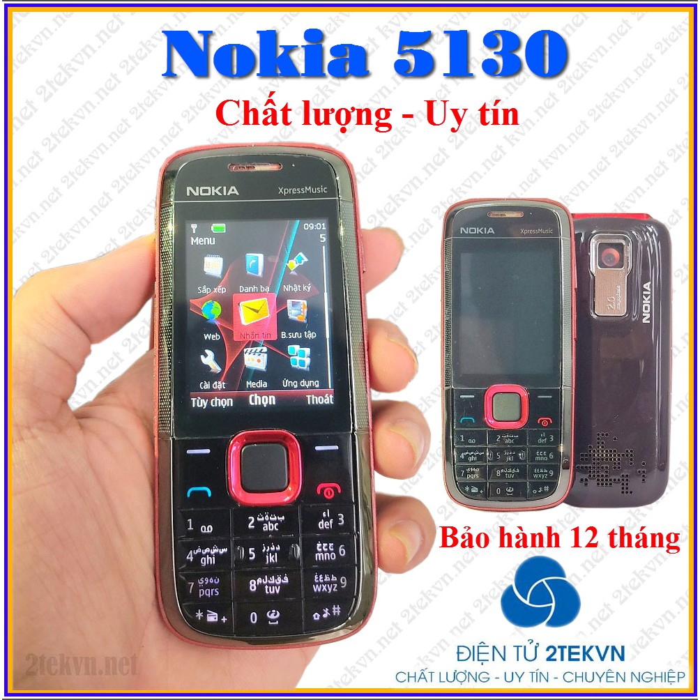 Điện thoại Nokia 5130 XpressMusic maiz zin chính hãng, giá siêu rẻ, bảo hành uy tín 1 năm