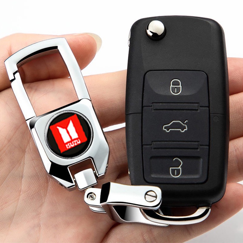 Móc Khóa Kim Loại Hình Logo Isuzu