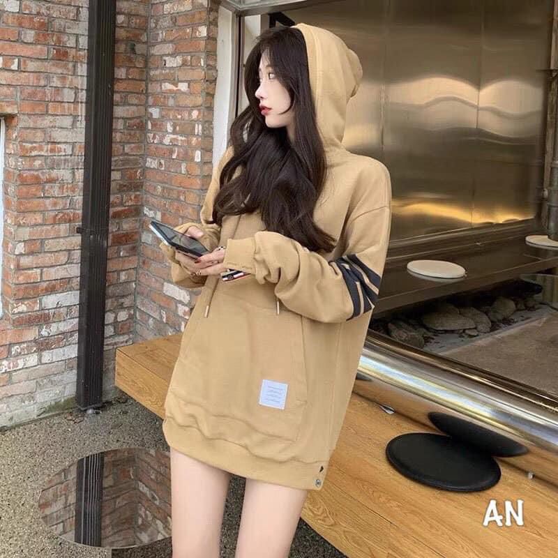 Áo hoodie nam nữ,Áo sweater nỉ nam nữ from rộng Unisex chất nỉ ngoại siêu dày dặn in chữ trơn