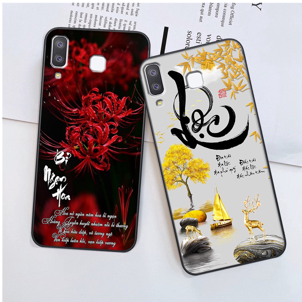 Ốp lưng Samsung Galaxy A8 STAR in hình chữ tài chữ lộc, Cha Mẹ, bình an SIÊU ĐẸP