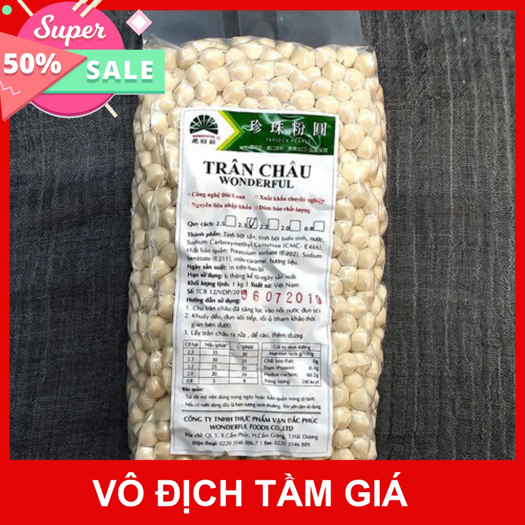 Trân châu hoàng kim gói 1kg / 2kg