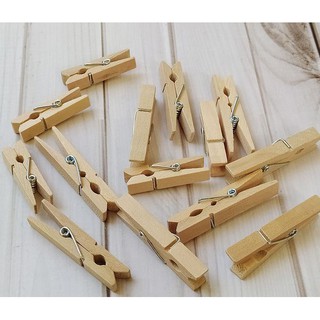 Set 100 kẹp gỗ dùng để trang trí