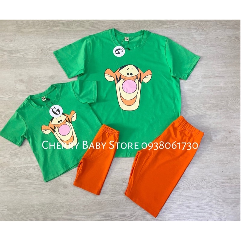 BỘ NGỐ - LỬNG, đồ đôi mẹ và bé gái- đồ gia đình  Size từ 8kg đến 70kg