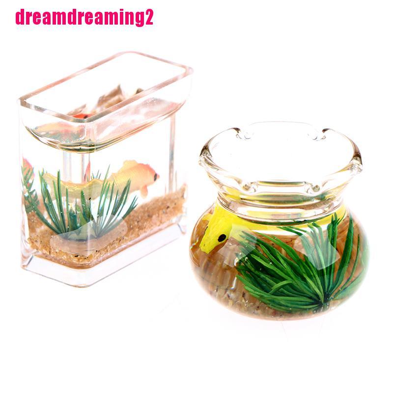 Kính Bể Cá Mini Trang Trí Nhà Búp Bê