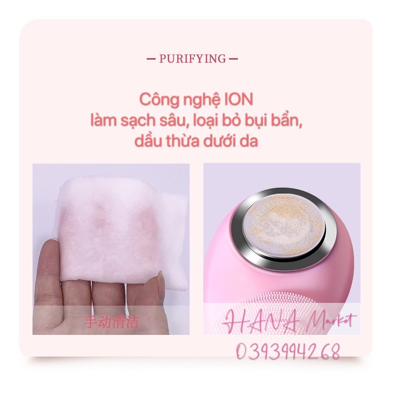 Máy Rửa Mặt Và Mát Xa Da Mặt Ysmango Bảo Hành 6 Tháng Cao Cấp Chính Hãng - Sóng Siêu Âm - Láng Mịn - Nâng Cơ - Sạch Sâu | BigBuy360 - bigbuy360.vn
