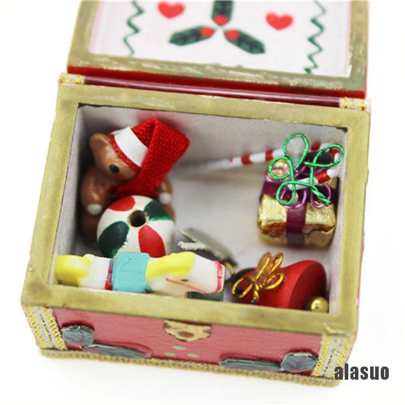 Hộp Quà Giáng Sinh Mini 1: 12 Trang Trí Nhà Búp Bê