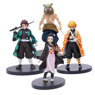 Mô hình Kimetsu no Yaiba cao 18cm Tanjiro Nezuko Zenitsu Isonuke Demon Slayer tự chọn mẫu