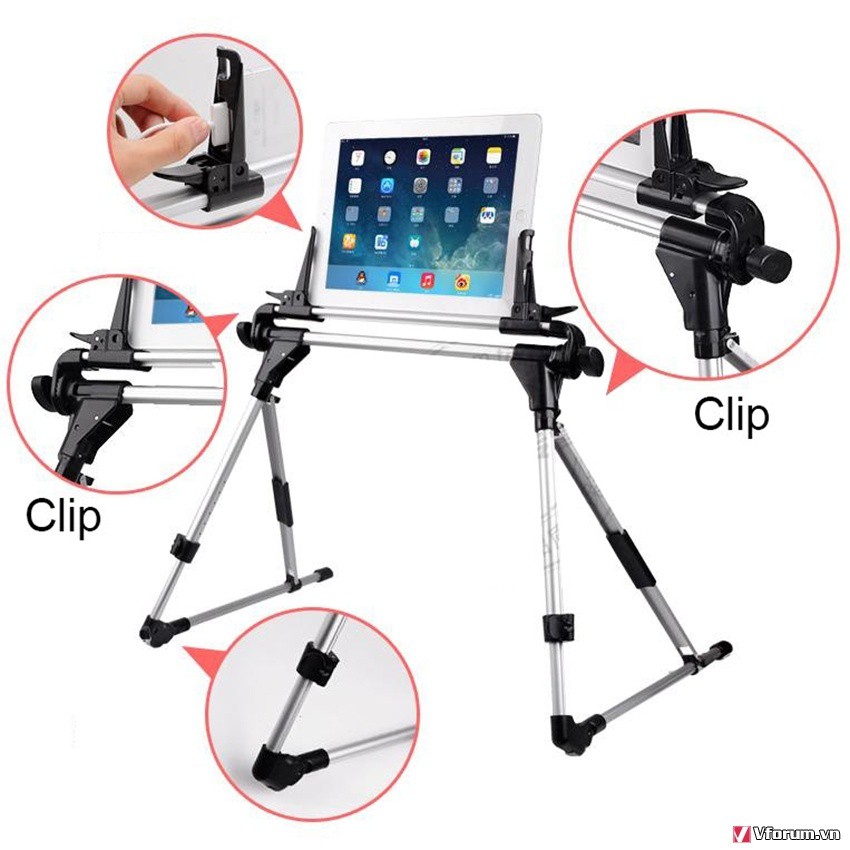 Giá đỡ máy tính bảng IPAD STAND 201 đa năng cho vị trí nằm hay ngồi xem