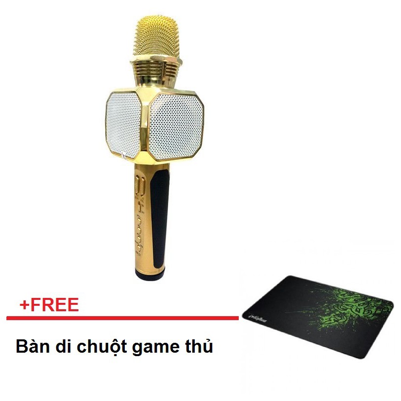 Micro Kèm Loa Bluetooth Karaoke SD-10 - Tặng 1 Bàn Lót Chuột Cho Game Thủ