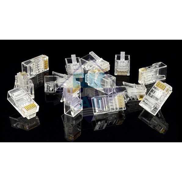 Combo 2 hạt mạng RJ45