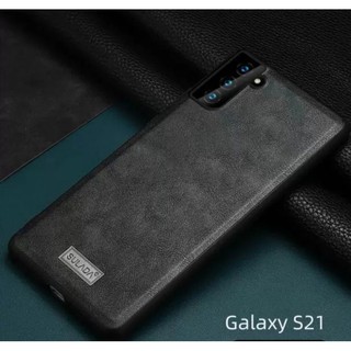 Ốp lưng Sulada da Galaxy S22 Ultra S22 Plus S21 Plus S21 Ultra Note 20 ultra viền đen dẻo chống sốc