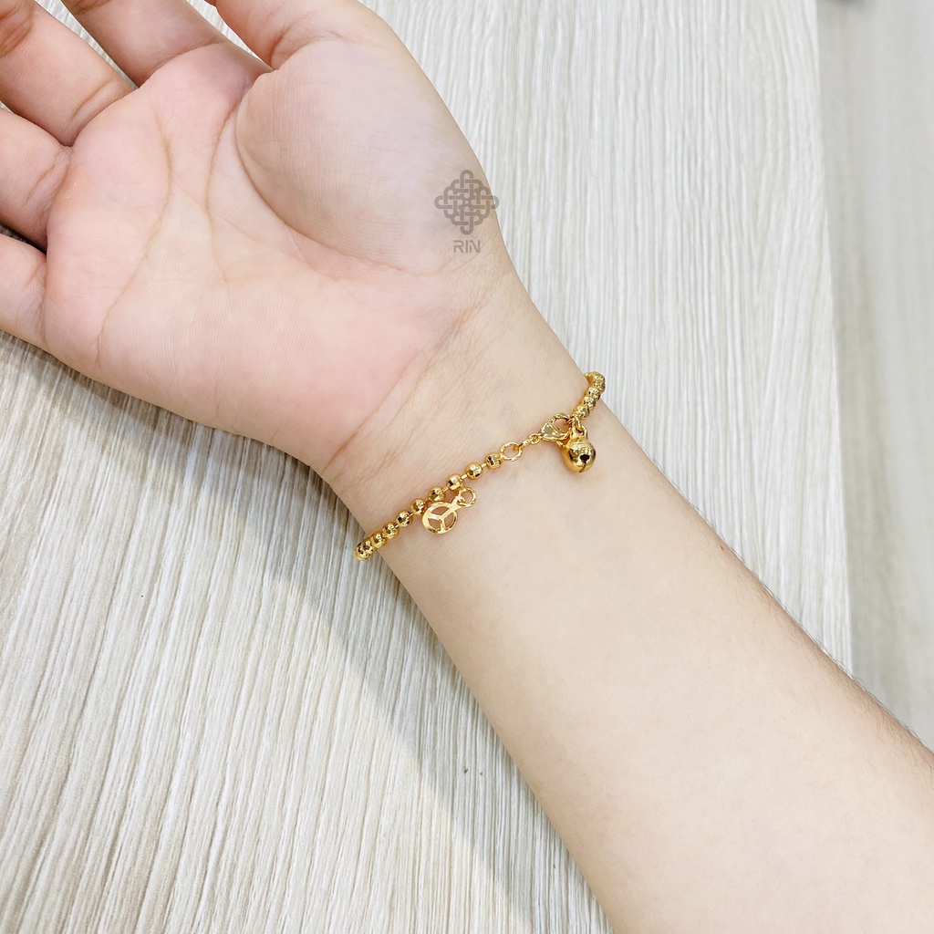 Lắc tay titan, Vòng tay titan hạt bi, Phụ kiện trang sức nữ hột bi, trangsucmoiluatuoi.RIN