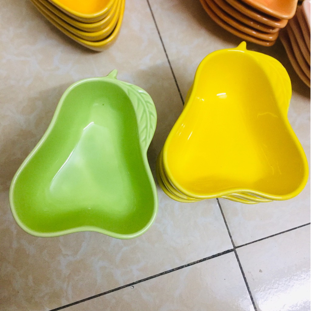 Bát sứ ăn dặm hình quả lê - 100ml