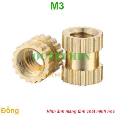 3TD# - Đai Ốc Đồng M3 Tán Đồng Ecu Cấy