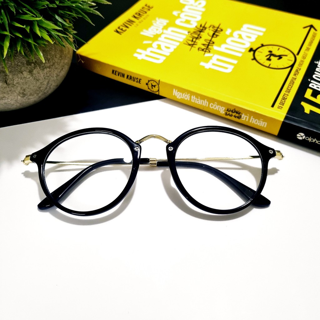 Gọng kính Glasses Garden retro dáng bầu 207 - Có lắp mắt cận theo yêu cầu