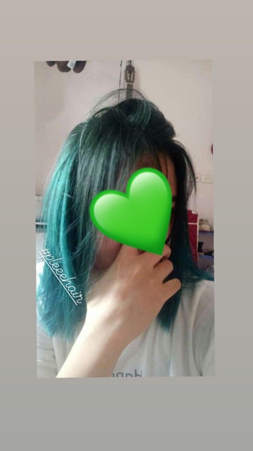 Thuốc nhuộm tóc màu XANH TIÊN CÁ +tặng oxy trợ dưỡng và găng tay | BigBuy360 - bigbuy360.vn