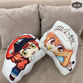 Thú nhồi 2 mặt 40cm anime Khi Các Tế Bào Làm Việc - Hataraku Saibou