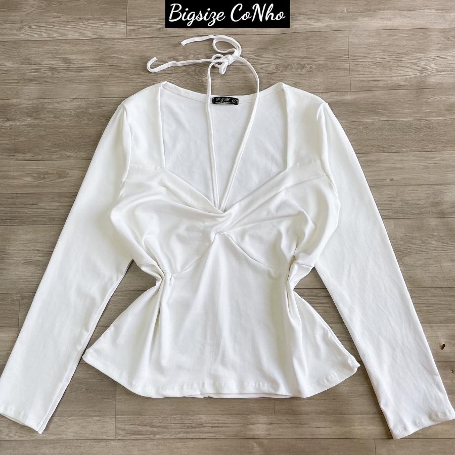 Áo thun dài tay bigsize nữ phông dáng Chuppy từ 58-95kg TD2