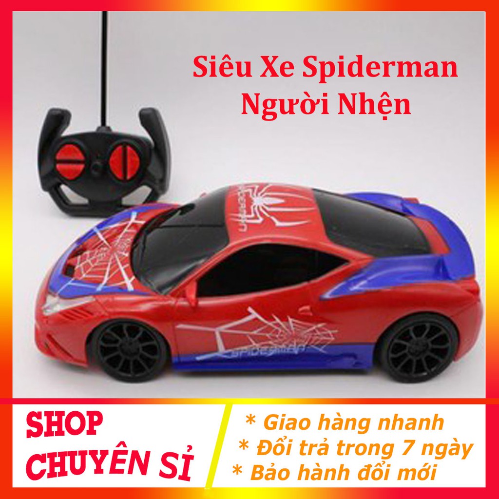Đồ chơi trẻ em - Xe ô tô điều khiển từ xa Spider Man