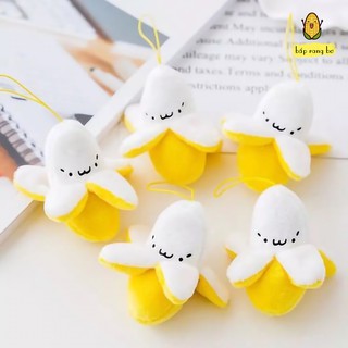 Móc khóa bé chuối [phụ kiện trang trí túi] -Thú Bông