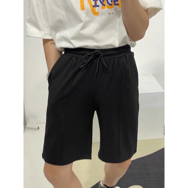 QUẦN SHORT THUN TRƠN NỈ CHÂN CUA 3 MÀU FORM UNISEX NAM NỮ (kèm ảnh thật)