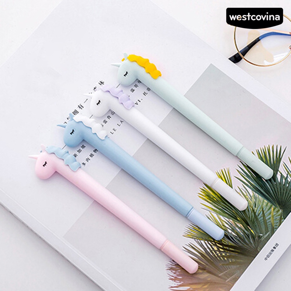 [Hot]✍Bút Mực Gel Ngòi 0.38mm Hình Kỳ Lân Hoạt Hình Dễ Thương