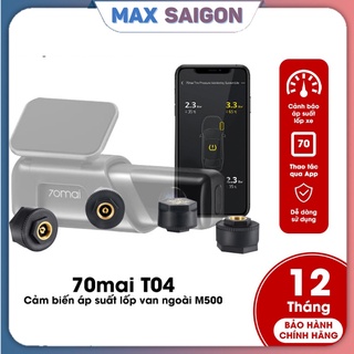 Cảm biến áp suất lốp van ngoài TPMS 70mai T04 tương thích với cam hành trình 70mai M500 cảm biến chính xác