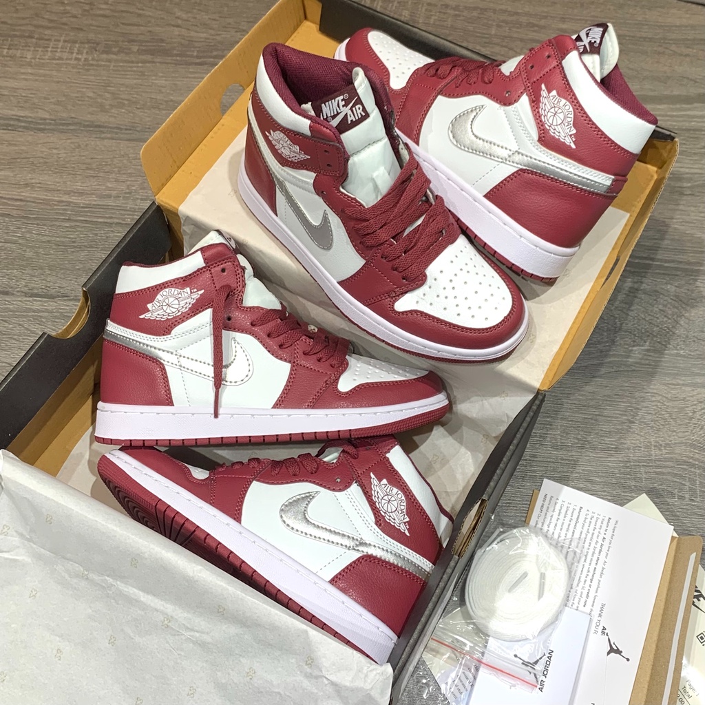 Giày J.D.1 High Bor.deaux
