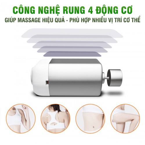 Máy massage đầu gối, đùi và bắp chân rung nóng điều trị đau nhức mỏi Mingzhen MZ-669D - MODEL MỚI