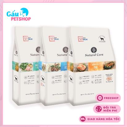 Hạt Hữu Cơ Natural Core ECO Value Gấp Đôi Thịt Cho Chó - Túi 1kg