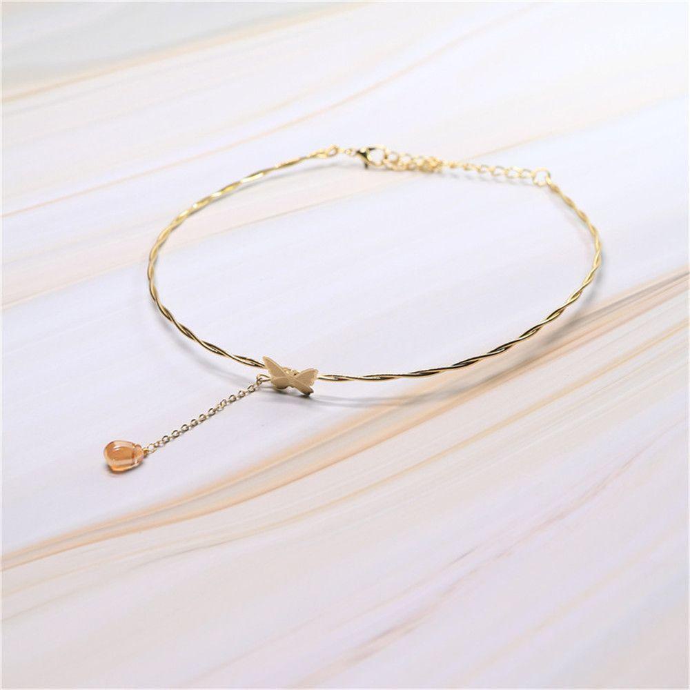 Vòng Cổ Choker Mặt Bướm Thời Trang Bohemian Hàn Quốc