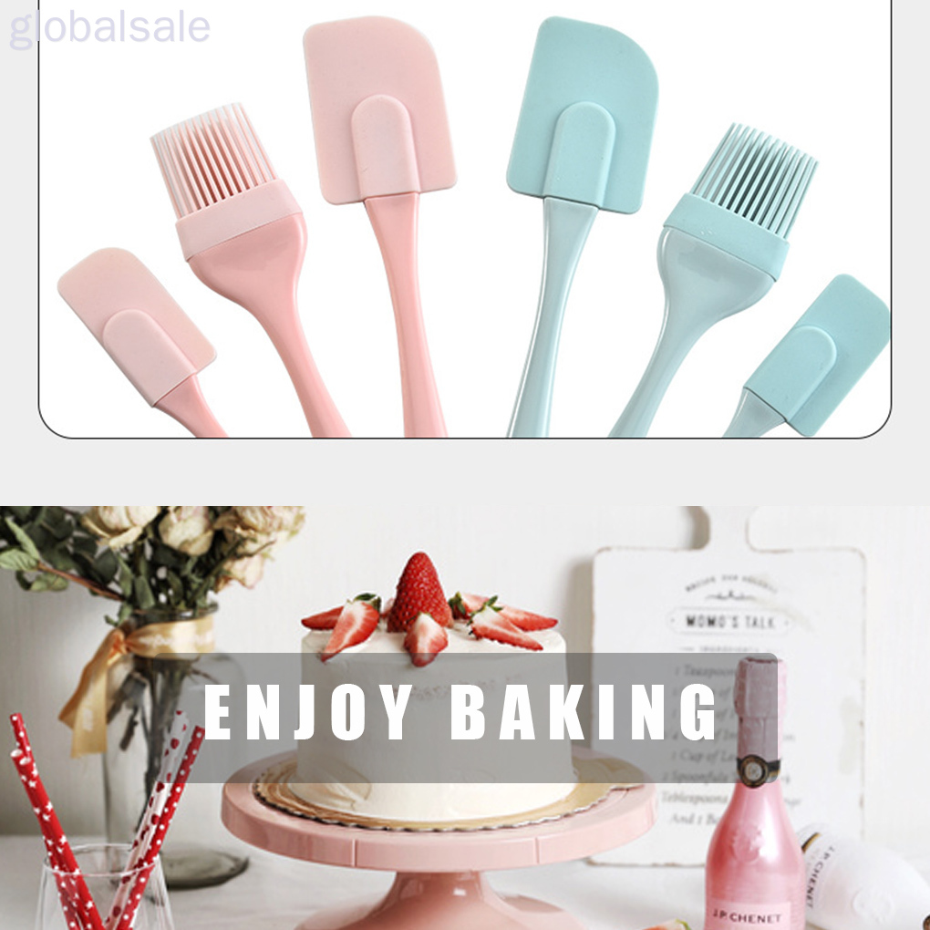 Bộ 3 Dụng Cụ Bằng Silicon Dùng Làm Bánh Từ Bột