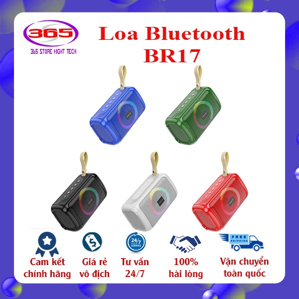 Loa bluetooth mini không dây Borofone BR17 loa di động kiểu dáng tể thao dành cho Iphone Android bảo hành 12 tháng