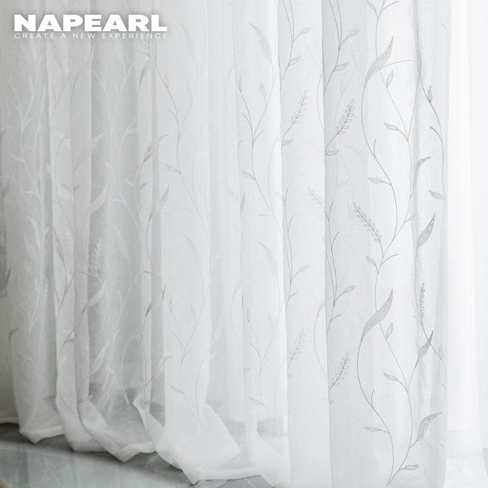 1 Chiếc Rèm Cửa Vải Tuyn 100X130Cm