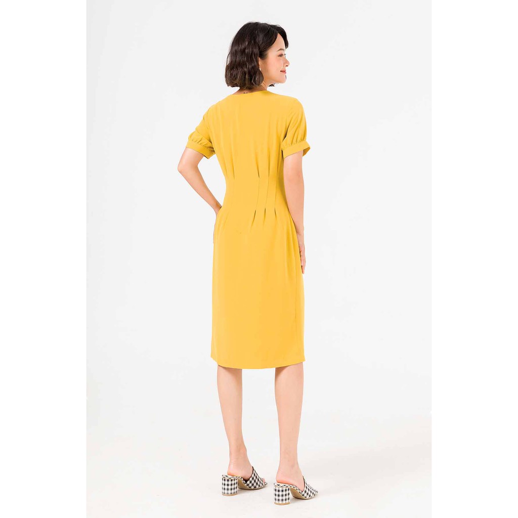 Đầm VIENNE TRAN Dáng A Chiết Ly Eo V63R20H032