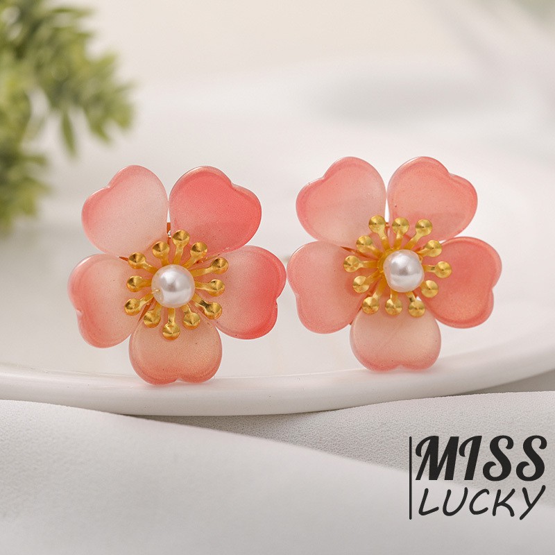 Set 2 Cài Tóc Hình Hoa Đính Ngọc Trai Xinh Xắn Cho Cô Dâu